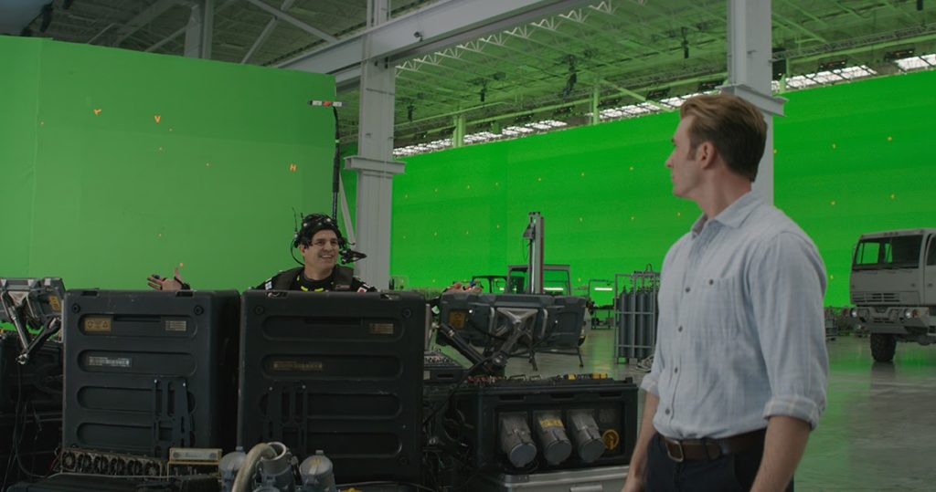 Motion capture plate footage from Avengers: Endgame