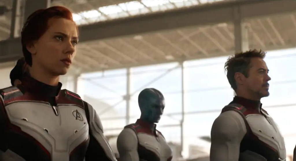 Quantum suits in Avengers: Endgame created by CGI