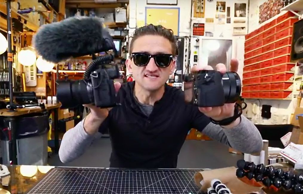 Casey Neistat comparing DSLR cameras